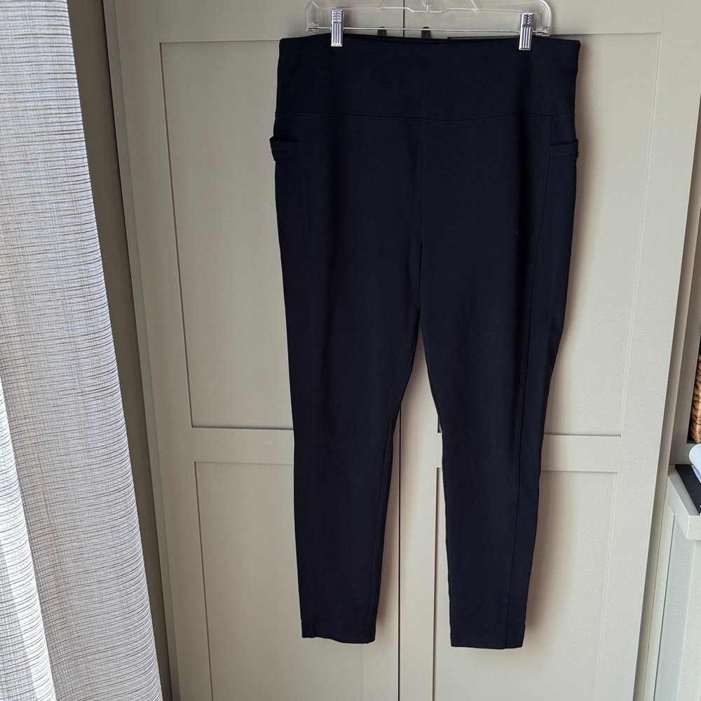 EUC T by Talbots Black Leggings SZ XL - Picture 8 of 14